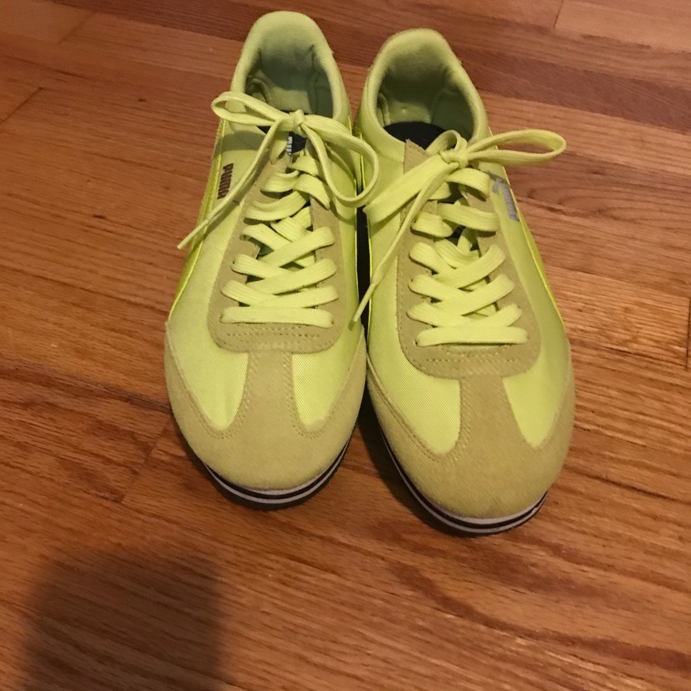 Yellow Puma Eco Sneaker/ Athletic Shoe